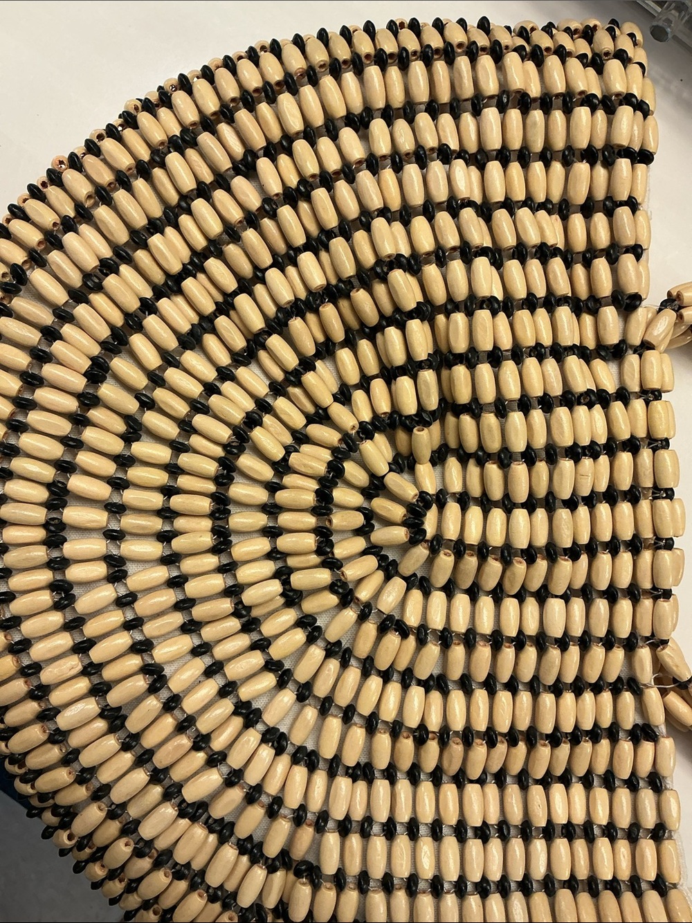 Rachel Ashwell Wooden Beaded Handbag - Picture 2 of 3